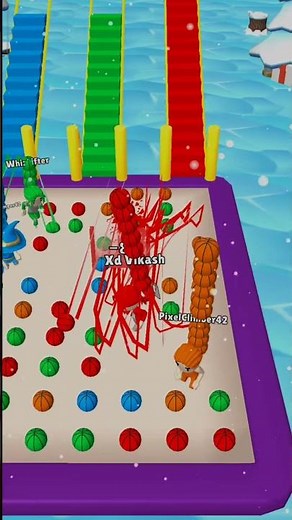 Bridge Race Level 16 #shorts #viral #short #youtubeshorts #bridgerace #gaming #trending