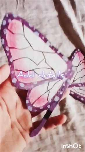 shinobu kocho butterfly hair clip# tutorial#demon slayer kny#✨️took me 3 days 😮‍💨