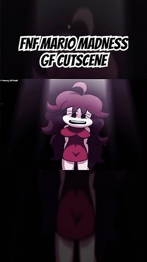 FNF MARIO MADNESS GF CUTSCENE #fnf #fnfmod #girlfriend #cutscene