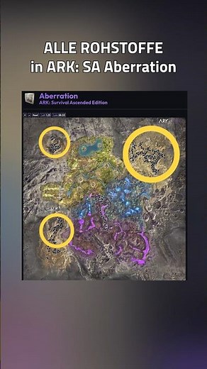 SO findest du ALLE Rohstoffe in #Ark Aberration - #Nitrado #Shorts #ArkSurvivalAscended