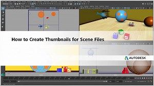 Create thumbnails and playblasts for scene files