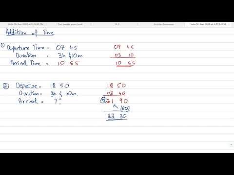 IGCSE/GCSE/O Level Math - Time (Conversion, addition & subtraction)