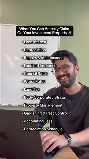 What can you claim on your investment property? 👉💰 #propertyinvestment #moneytips