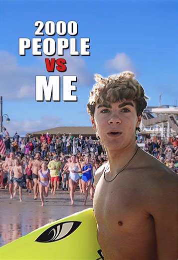 Can I outlast over 2000 people in 37° water? 🥶 ##2026##newjersey##surfing