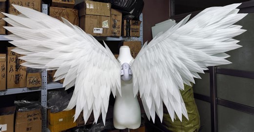 Custom Color Available-handmade Angel Wings | Wings for Photoshoots/cosplay/wedding Aesthetic/ Event Decor-electric Flapping- - Etsy