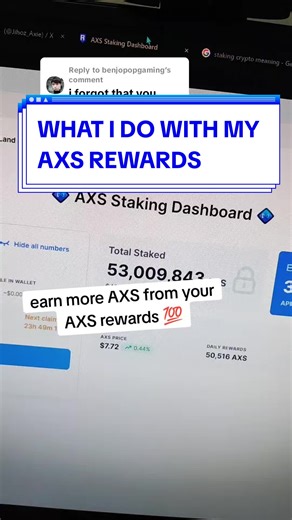 Replying to @benjopopgaming #fyp #foryou #benjopop #pixels #axie #axieinfinity #ronin #nft #nfts #playtoearn #roninchain #axs #axsstaking #cryptostaking #staking