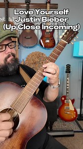 Love Yourself Guitar Tutorial! #guitarlesson #guitarreels #instaguitar #guitarteacher #reelsinstagram #guitarpractice #guitartips #guitarforbeginners #guitarplayersofinstagram #guitarlife #musiceducation #fyp #guitarreel #reelitfeelit #guitarinspo | Chas Evans