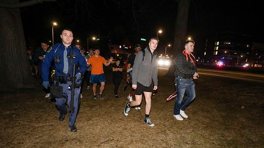 Michigan State shooting: Photos emerge from East Lansing as police search for shooter after 3 killed, 5 hurt