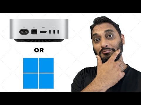Mac Mini M4 or Windows PC | Which one is better for Gaming & Content Creation 🖥️🖥️
