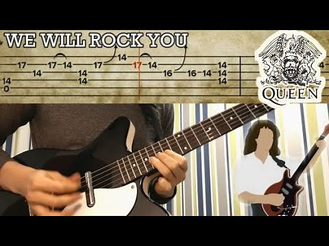 WE WILL ROCK YOU - Queen (Solo Lesson - TABS)