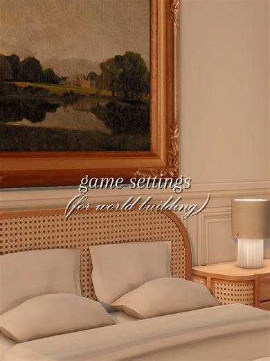 these are the settings i always use when setting up a rotational save file in the sims 4 - i want nothing moving around on me as I build my world 😅 | what setting do you always change first? #sims4 #simstok #rotationalgameplay #sims4savefile #simscommunity #cozygaming