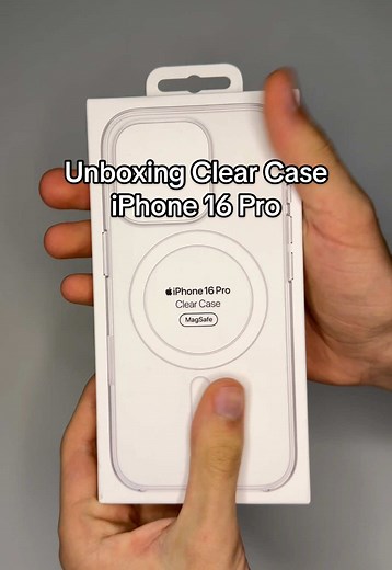 Unboxing the Clear Case for iPhone 16 Pro