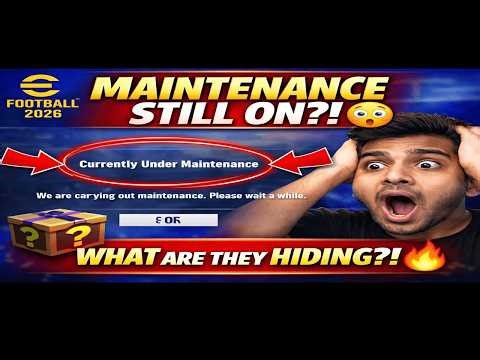 Something BIG Is Coming?! 🔥 eFootball 2026 Maintenance Watch Party #efootball2026 #pes #shorts