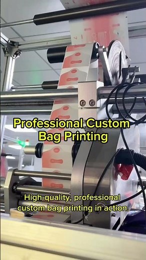 Professional Custom Mylar Bag Printing in Action!