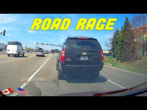 RUSHING IDIOT HAS TIME TO BLOCK THE ROAD