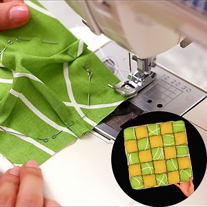 How to sew a voluminous rug on the chair - a cushion/seat from scraps of fabric! | Miarti - Wiederverwendung