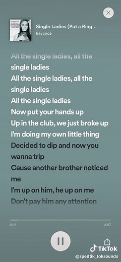 Single Ladies-Beyoncé 💍