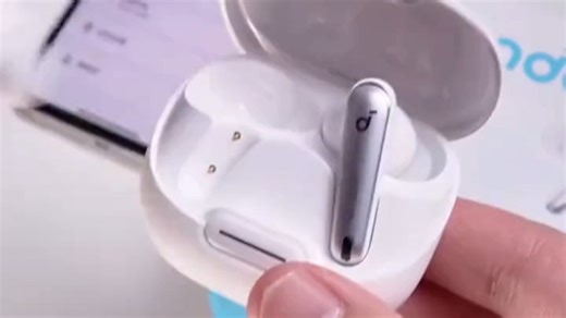 声阔SoundCoreP40i超能小彩蛋20升级降噪真无线蓝牙耳机TWS入耳式音乐游戏耳机6麦AI3D音效白色