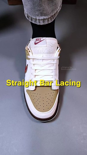 How to Straight Bar Lace Shoes: Easy Shoe Hack