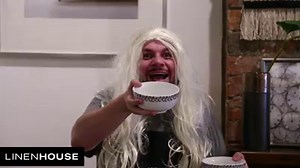 97K views · 914 reactions | Setting up the perfect dinner table with Trish! Available now at Linen House | Christian Hull | Facebook