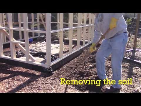 Greenhouse : Drainage and Backfill
