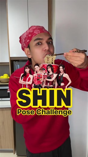 punya lah gigih ye posing last2 banyak tu jer score Purba 😭 ada berani? kasi lawan ahh score tu @Nongshim Global #SHINPoseChallenge S picy H appiness I n N oodles