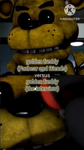 Golden freddy (Andrewjhon 100) vs Golden freddy (the interview)