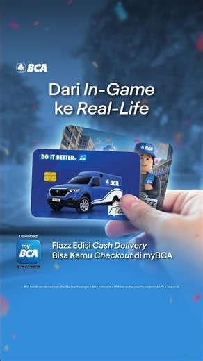 Get the Limited Edition Cash Delivery Flazz Card on myBCA