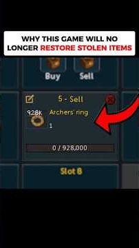 Why this game will no longer restore stolen items