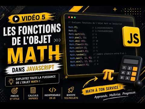 Les Fonctions de l'objet Math dans JavaScript 3ème || Bac info 💻