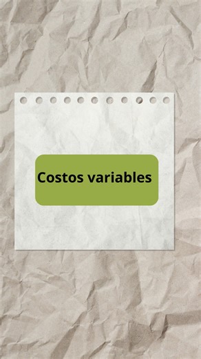 Tutorial costos variables