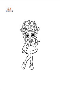 Coloring page LOL OMG Sweets ♥ Online and Print for Free!