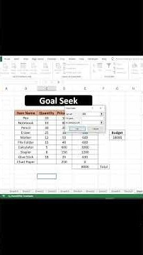 How to Use Goal Seek in Excel | Advanced Excel Trick 🔥 #excel #shorts #trending #microsoft #viral