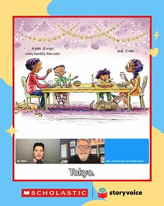 1.7K views · 32 reactions | Get kids hyped for reading with Storyvoice, Scholastic’s new home for live author events! Storyvoice hosts FREE weekly live read-alouds for your students, connecting them with awesome authors and illustrators like: ✔ R.L. Stine ✔ Lauren Tarshis ✔ Peter H. Reynolds ✔ JaNay Brown-Wood Check out our fall shows here: https://bit.ly/3YORDdB | Scholastic | Facebook