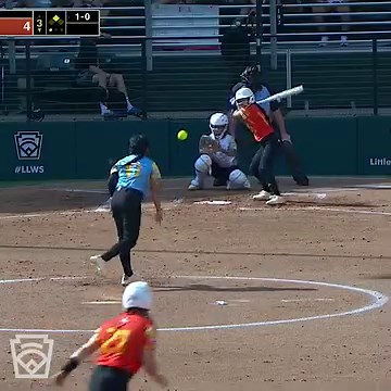 Here's day ✌️ action at the Little League Softball World Series! #LLWS | Little League