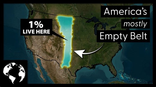 Why so few Americans live in the vast center of the country | Population & geography analysis