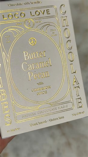 Loco Love Chocolate on Instagram: "The best refined sugar free and vegan butterscotch caramel you have ever tasted; enrobed in 70% rich bittersweet dark chocolate. 🍫 Sprinkled with our in house made cinnamon and maple roasted Eltham pecans. This flavour is literally to live for ✨ One by one these delicious bars of heaven pass though our hands in the Loco Love chocolate factory, filling with gratitude and reverence for this sacred cacao along the way!"