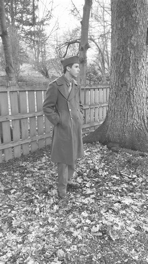 Just showing off my new garrison cap 😂 #ww2 #history #1940s #fashion #viral #trending #shorts #fyp