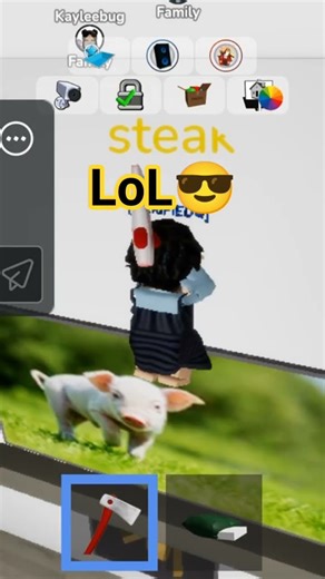 I show speed when steak sacmmed him for his dragon😂