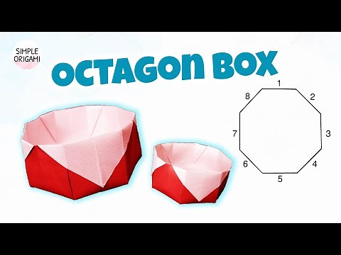 Octagon Box Origami - Simple Origami