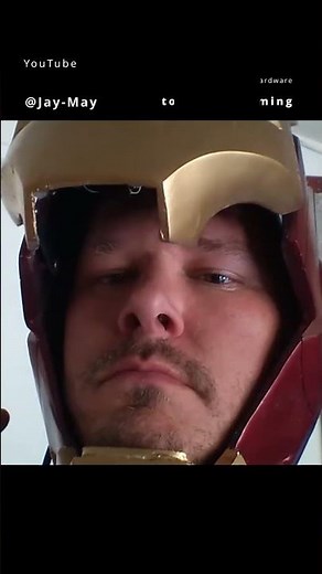 Ironman Electronic Helmet Opening and closing. #IronMan #marvel #servo #led