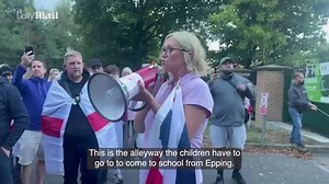 Tensions flare during latest anti-migrant hotel protest in Epping