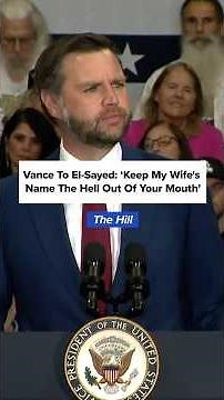 JD Vance to MI Senate candidate Abdul El-Sayed: ‘Keep my wife's name the hell out of your mouth’