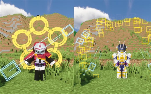 【我的世界】有人在MC中完美还原假面骑士Gazer？假面骑士Gazer模组再创新高度！！！