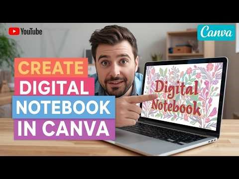 Create Digital Notebook in Canva - How to Design and Sell Passive Income Journals