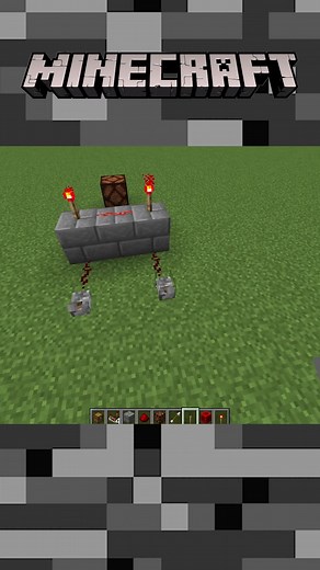 Minecraft Redstone Porta Tutorial