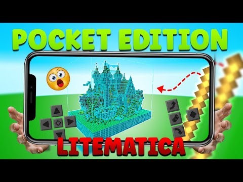 LITEMATICA MOD For Minecraft PE 1.21+ 🔥 (100+ Builds 😍)#blueprint #minecraftbuilding