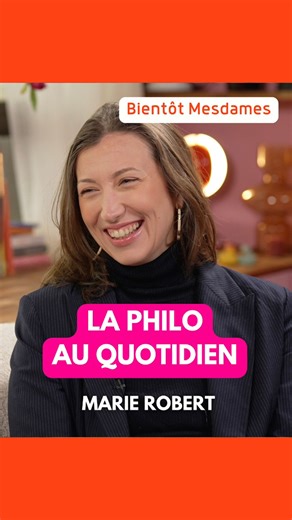 Grande Interview ✨ Marie Robert sur le canapé de Mesdames Maïtena reçoit Marie Robert, philosophe et créatrice du compte Instagram Philosophy is Sexy. Chaque matin, elle invite des milliers de personnes à réfléchir avec une simple question, loin des discours compliqués. Pour elle, philosopher, ce n’est pas réciter des auteurs, c’est se poser les bonnes questions sur sa propre vie. Une pratique concrète, libératrice, accessible à toutes et tous. Une rencontre inspirante, qui redonne à la philosop