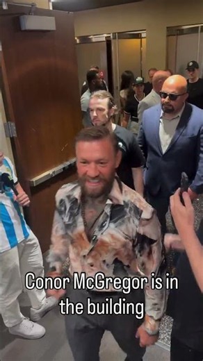 Conor McGregor arrives for UFC 329 media day in Las Vegas