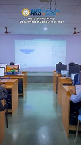Microsoft Workshop . . #workshop #microsoft #training #microsoftworkshop #aksuniversity #computerscience #computerlab #micrisoftword | AKS University